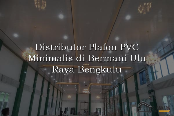 Distributor Plafon PVC Minimalis di Bermani Ulu Raya Bengkulu