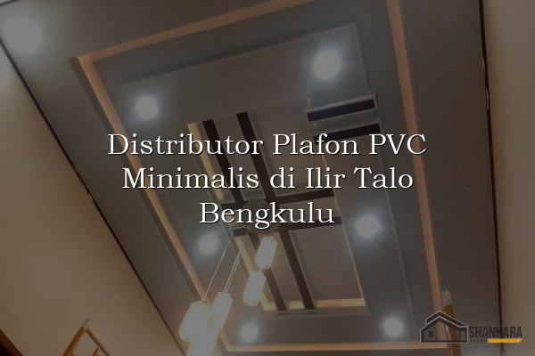 Distributor Plafon PVC Minimalis di Ilir Talo Bengkulu