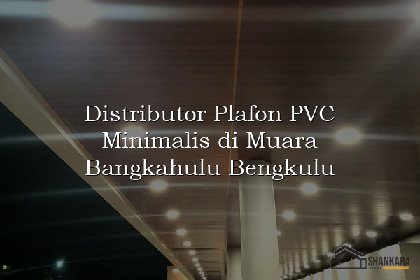 Distributor Plafon PVC Minimalis di Muara Bangkahulu Bengkulu