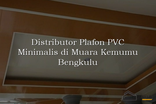 Distributor Plafon PVC Minimalis di Muara Kemumu Bengkulu