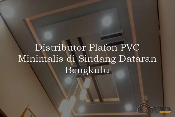 Distributor Plafon PVC Minimalis di Sindang Dataran Bengkulu
