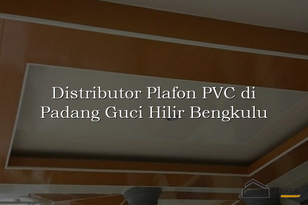 Distributor Plafon PVC di Padang Guci Hilir Bengkulu