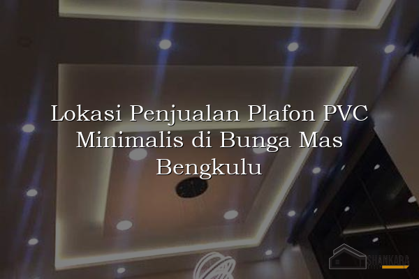 Lokasi Penjualan Plafon PVC Minimalis di Bunga Mas Bengkulu
