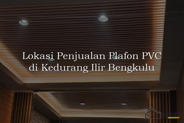 Lokasi Penjualan Plafon PVC di Kedurang Ilir Bengkulu