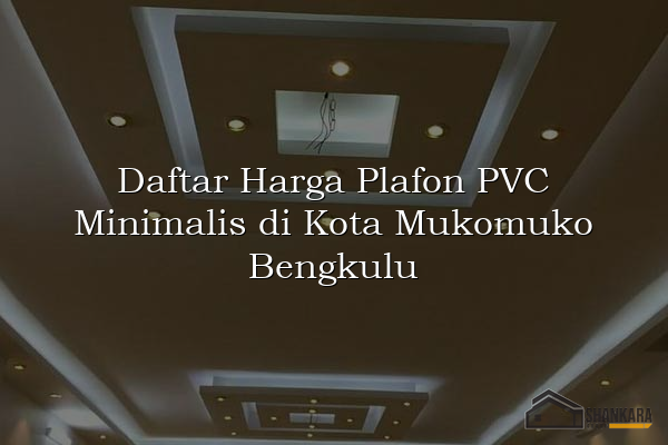Daftar Harga Plafon PVC Minimalis di Kota Mukomuko Bengkulu