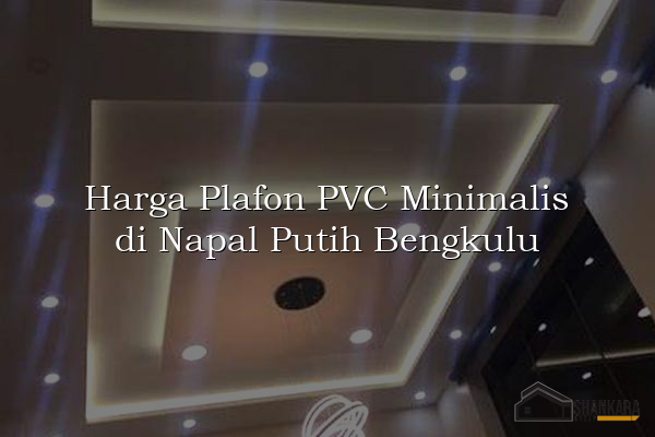 Harga Plafon PVC Minimalis di Napal Putih Bengkulu
