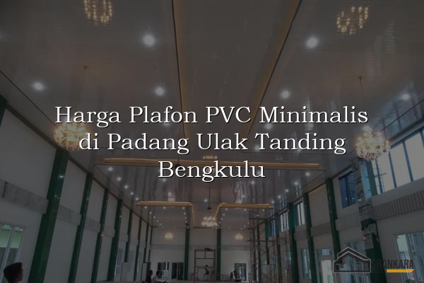 Harga Plafon PVC Minimalis di Padang Ulak Tanding Bengkulu