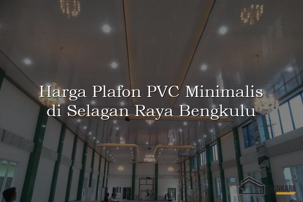 Harga Plafon PVC Minimalis di Selagan Raya Bengkulu