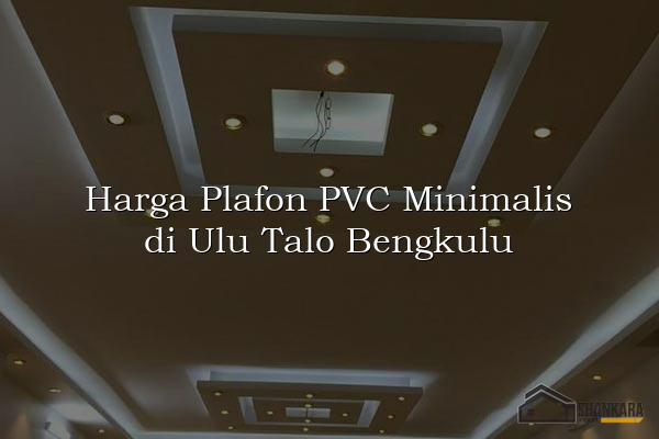 Harga Plafon PVC Minimalis di Ulu Talo Bengkulu