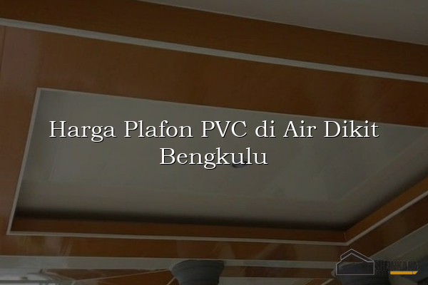 Harga Plafon PVC di Air Dikit Bengkulu