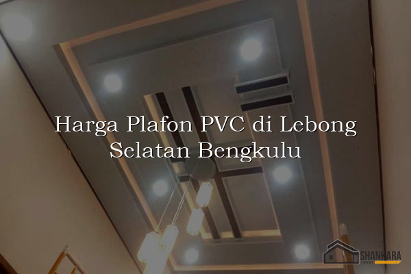 Harga Plafon PVC di Lebong Selatan Bengkulu