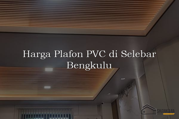 Harga Plafon PVC di Selebar Bengkulu