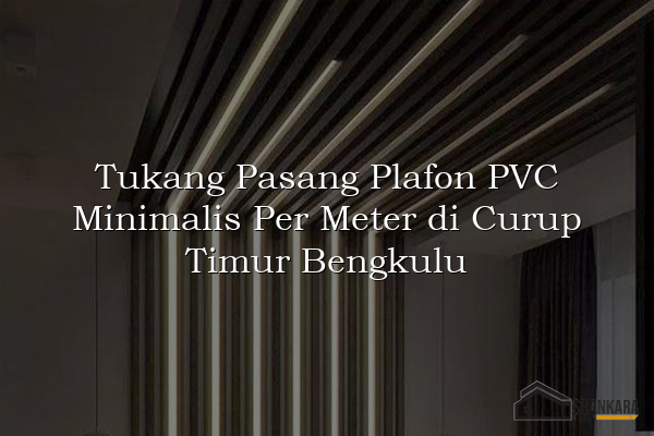Tukang Pasang Plafon PVC Minimalis Per Meter di Curup Timur Bengkulu