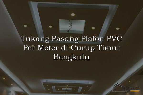 Tukang Pasang Plafon PVC Per Meter di Curup Timur Bengkulu