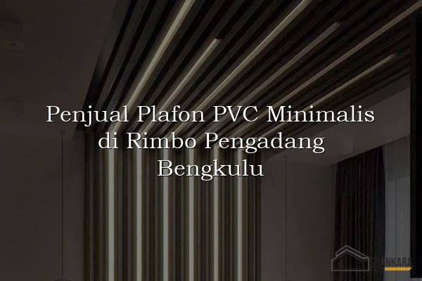 Penjual Plafon PVC Minimalis di Rimbo Pengadang Bengkulu