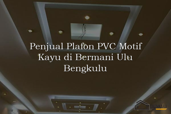 Penjual Plafon PVC Motif Kayu di Bermani Ulu Bengkulu