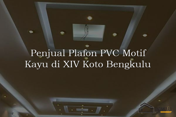 Penjual Plafon PVC Motif Kayu di XIV Koto Bengkulu
