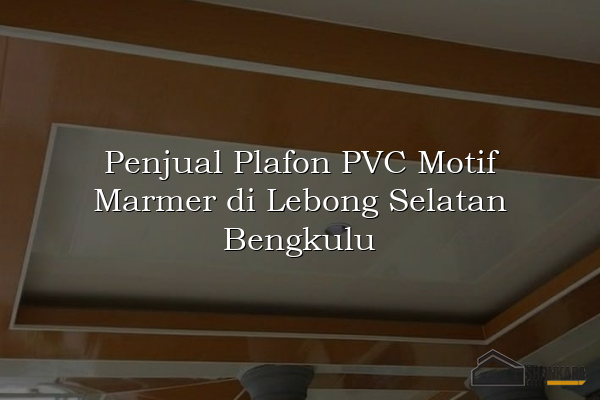 Penjual Plafon PVC Motif Marmer di Lebong Selatan Bengkulu