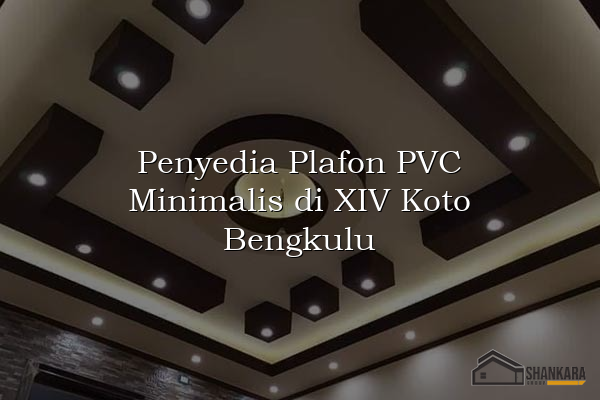 Penyedia Plafon PVC Minimalis di XIV Koto Bengkulu