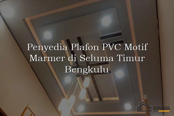 Penyedia Plafon PVC Motif Marmer di Seluma Timur Bengkulu