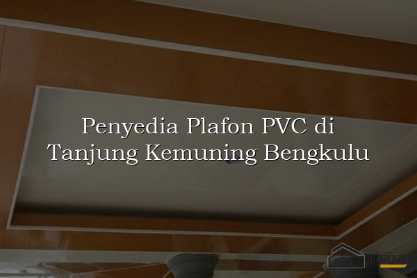 Penyedia Plafon PVC di Tanjung Kemuning Bengkulu