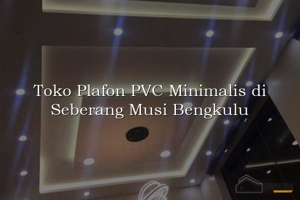 Toko Plafon PVC Minimalis di Seberang Musi Bengkulu